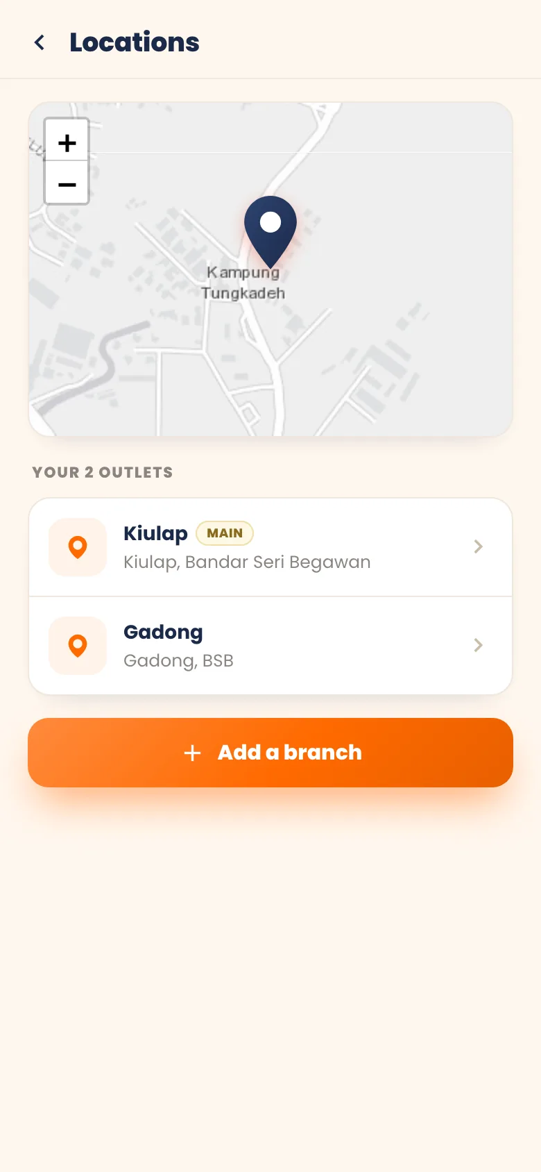 Your Chup café locations