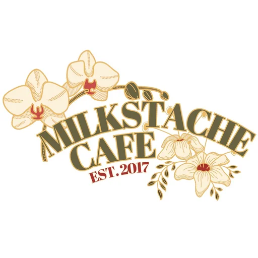 Milkstache Cafe logo